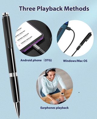 Boligrafo con grabadora oculta 64GB