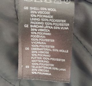 CHAQUETON LANA H&M 