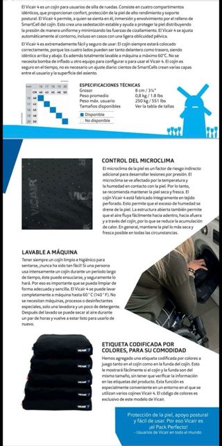 Cojín antiescaras silla de ruedas