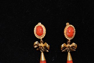 Pendientes Coral ORO 18Q