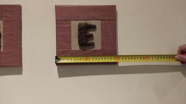 Conjunto 4 cuadros con la palabra HOME