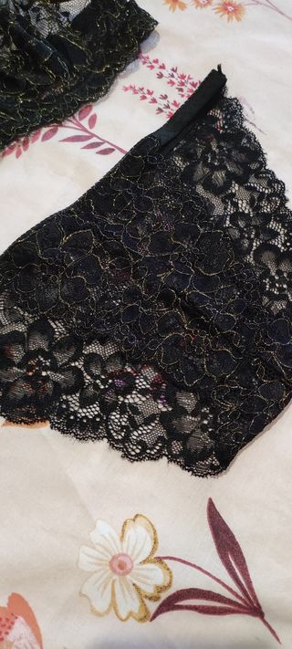 Conjunto lencería encaje