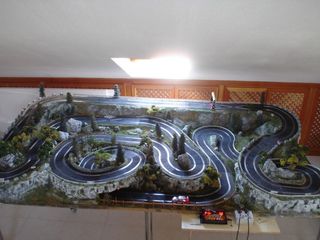 Diorama slot maqueta Scalextric ninco HO