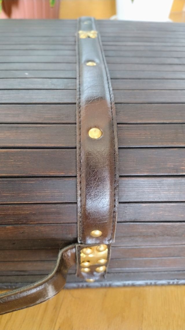 Baúl arcón madera vintage