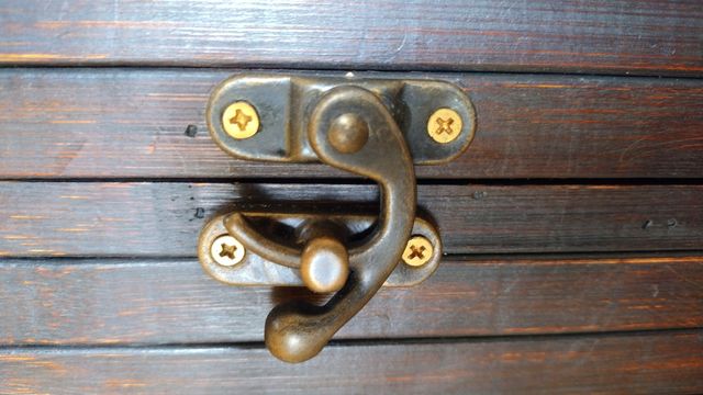 Baúl arcón madera vintage