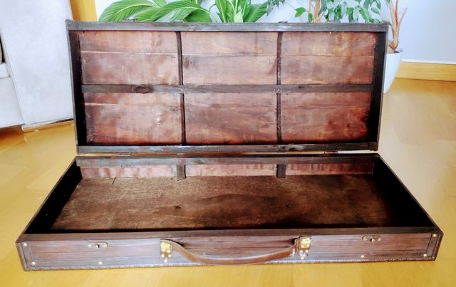 Baúl arcón madera vintage