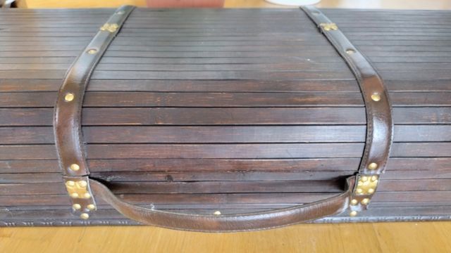 Baúl arcón madera vintage