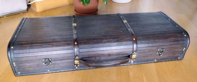 Baúl arcón madera vintage