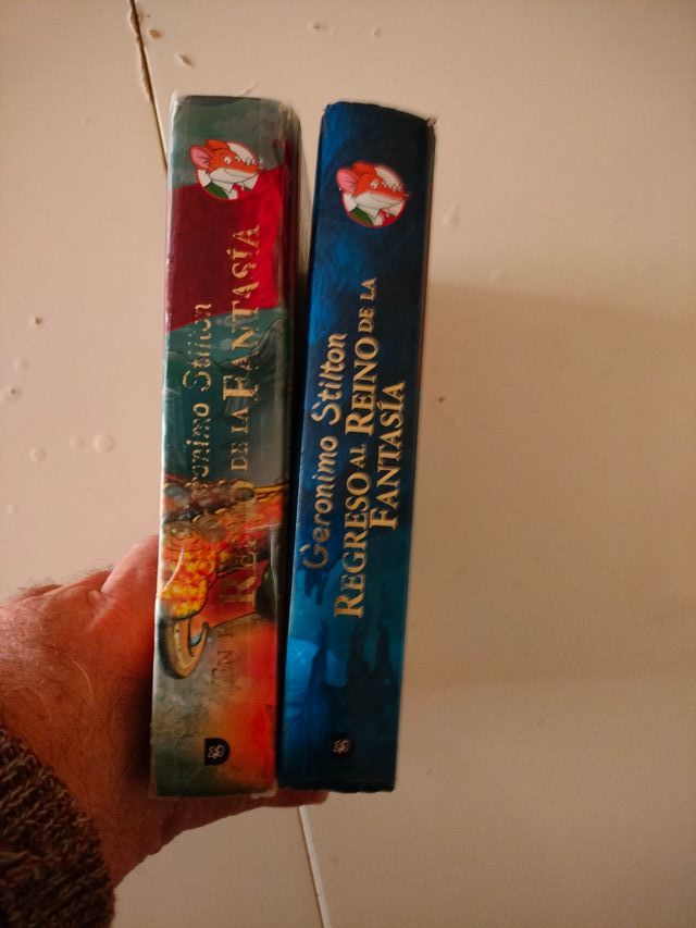 Geronimo Stilton Reino de la Fantasía 2 volúmenes