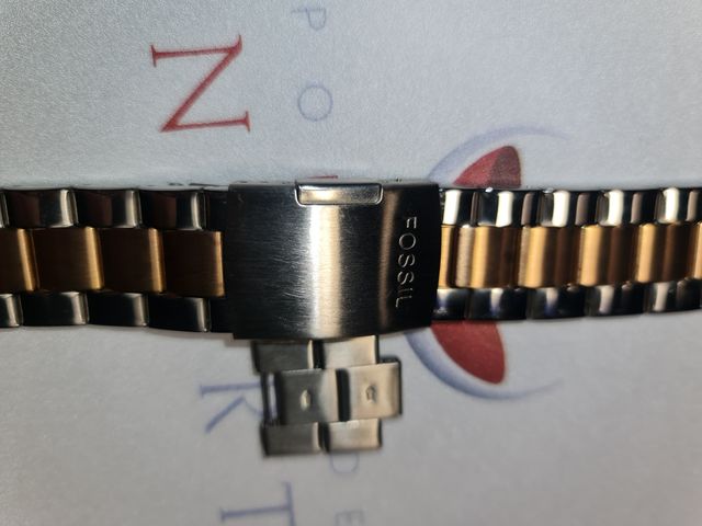 CORREA original METAL MARCA FOSSIL 22MM MIXTA