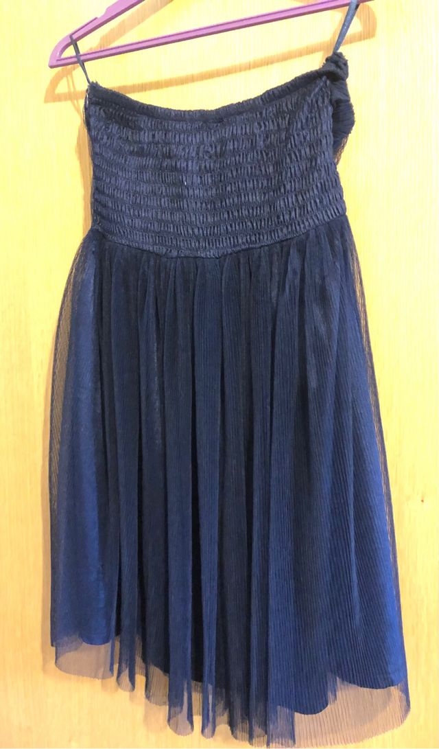 Vestido de fiesta azul marino