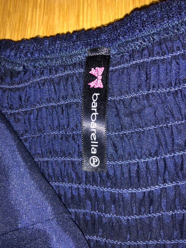 Vestido de fiesta azul marino