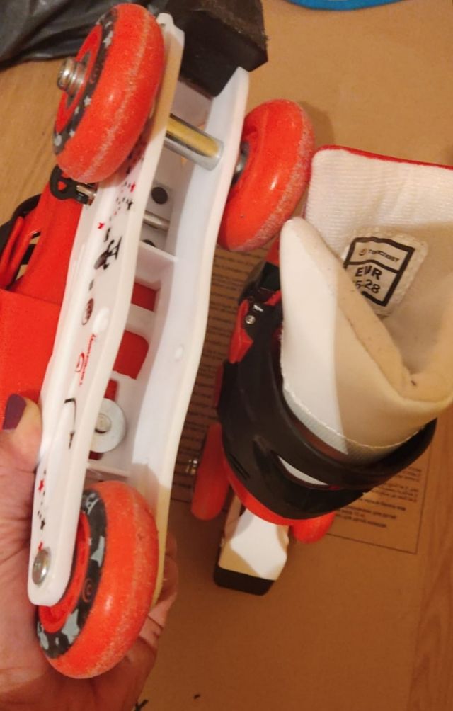 Patines, casco y protecciones