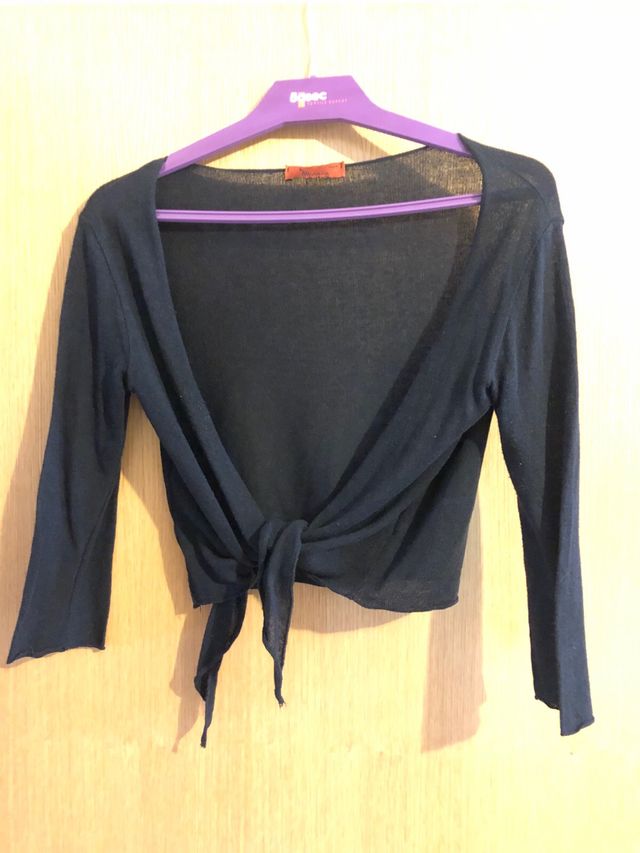 Chaqueta torera negra