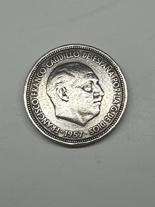 Moneda Francisco Franco 1957 Estrella 68 5 Pesetas