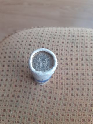 50 monedas 5 pesetas año 1975 sin circular