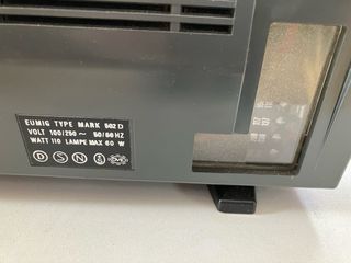 Proyector cine 8 mm y super8. EUMIG