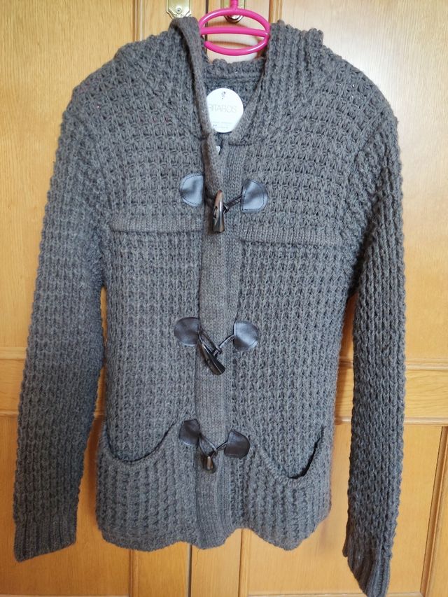 Chaqueta de lana marrón