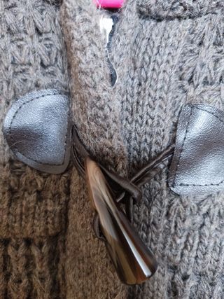 Chaqueta de lana marrón