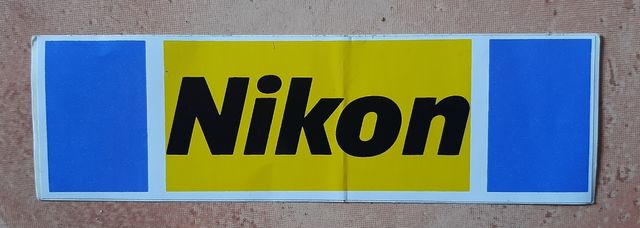 Adesivo Nikon Sticker Autocollant Vintage Anni 80