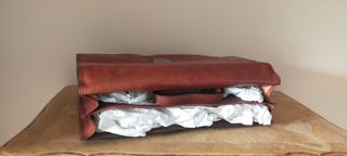 Maletin de piel color marrón