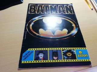 Álbum cromos Batman 1989 - Ediciones Aston