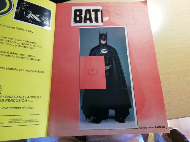 Álbum cromos Batman 1989 - Ediciones Aston