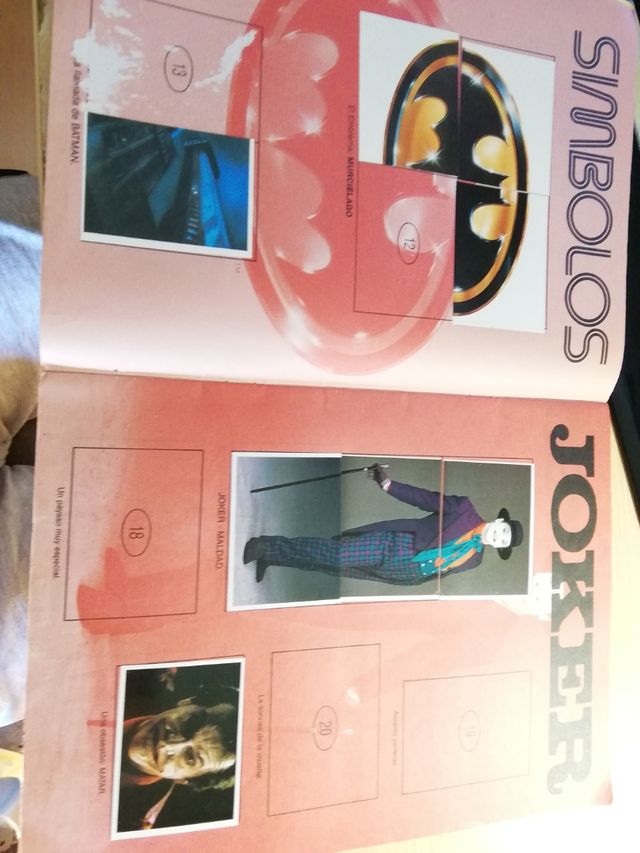Álbum cromos Batman 1989 - Ediciones Aston