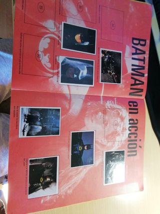 Álbum cromos Batman 1989 - Ediciones Aston