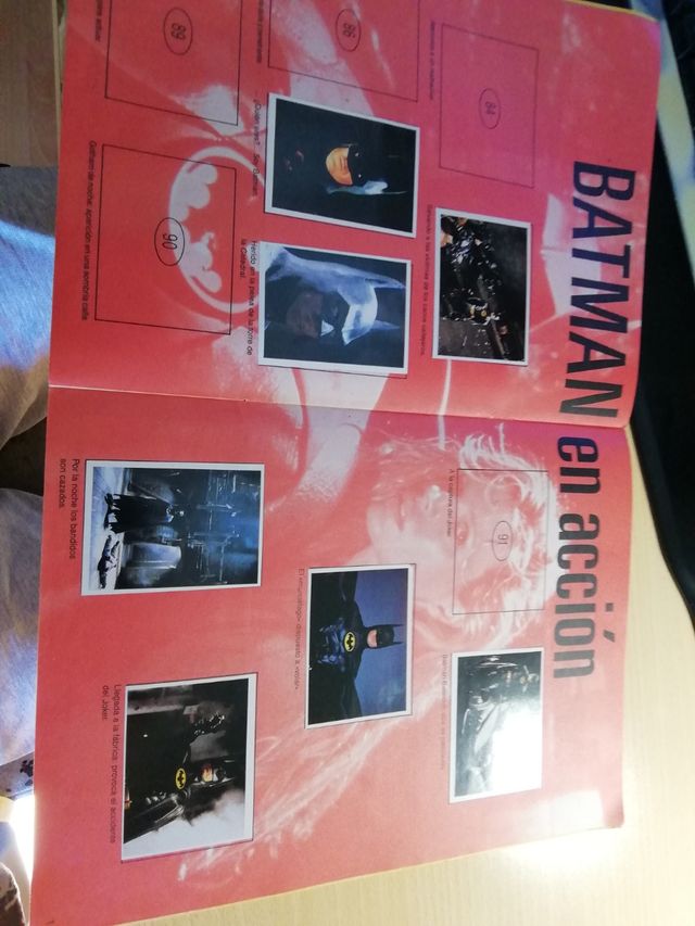 Álbum cromos Batman 1989 - Ediciones Aston
