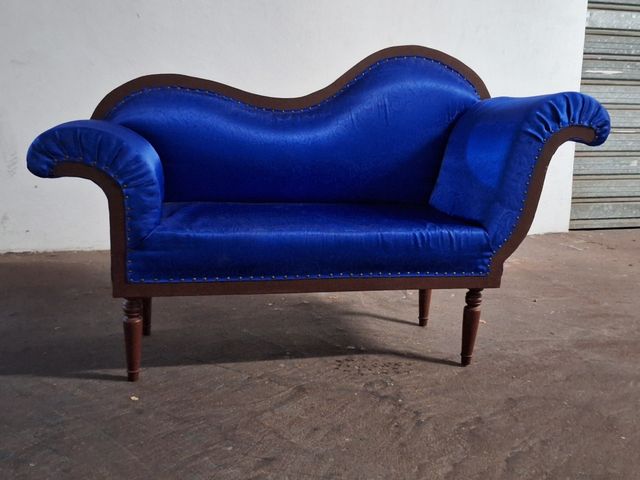 sofa satinado de satén
