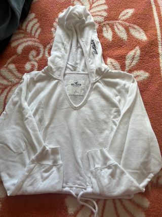 Sudadera Hollister blanca