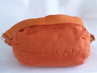 Bolso bandolera Mandarina Duck de lona y piel