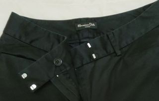 Pantalon vestir MASSIMO DUTTI,  negro