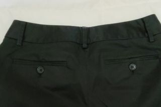 Pantalon vestir MASSIMO DUTTI,  negro