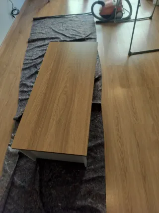 mesa centro con encimera deslizante