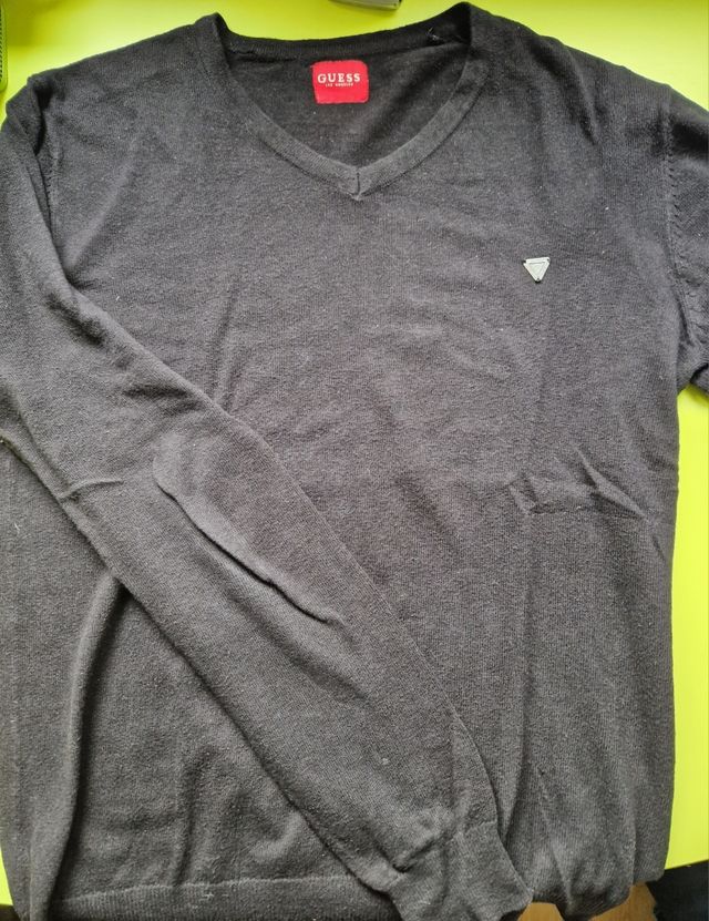 Jersey hombre color negro Guess