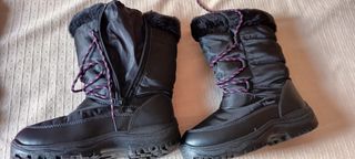 Traje de nieve completo con botas, guantes y termi