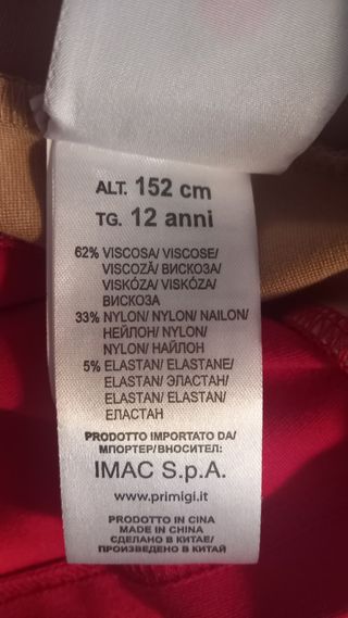 Vestitino bimba con dietro zip