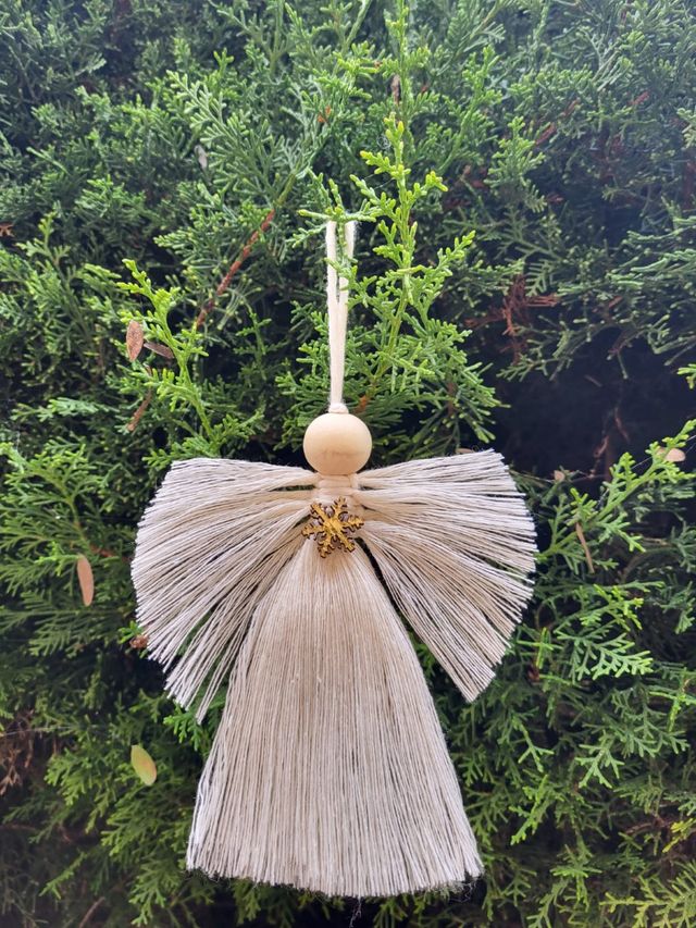 Ángeles preciosos macramé uno, dos o tres