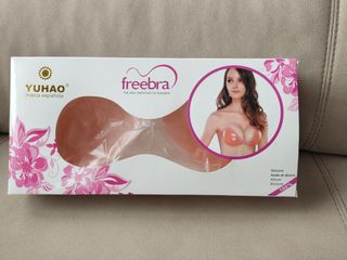 Sujetador nude silicona pegado sin tirantes