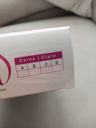 Sujetador nude silicona pegado sin tirantes