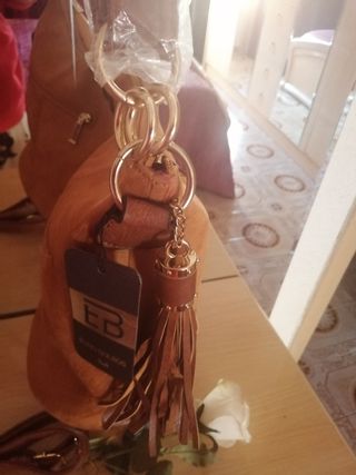 BOLSO ANTE Y PIEL SINTÉTICA 