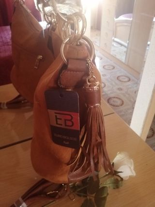BOLSO ANTE Y PIEL SINTÉTICA 