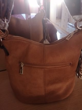 BOLSO ANTE Y PIEL SINTÉTICA 