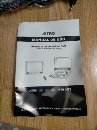 Reproductor portátil de DVD