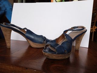 Zapato/sandalia Piel azul marino