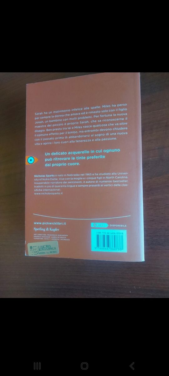 Libro "Un segreto nel cuore" N.Sparks