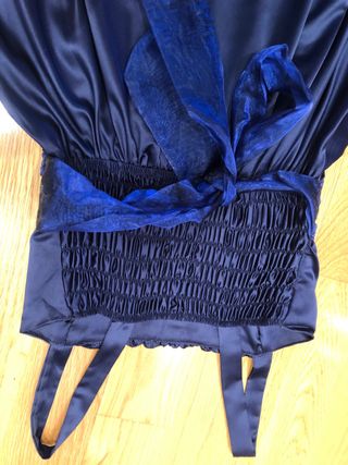 Vestido de fiesta azul