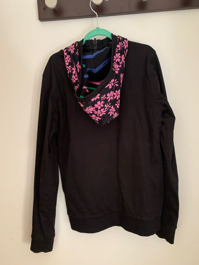 chaqueta reversible desigual talla 10-12 años